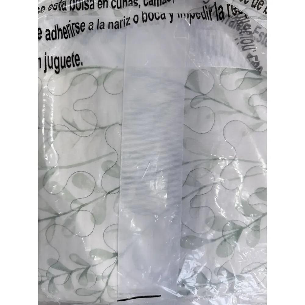 VCNY Home Floral Bright White Iceberg Green Quilt Set King Size